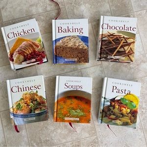 Vintage 6pcs cook shelf book 1999s and 2001s edition set